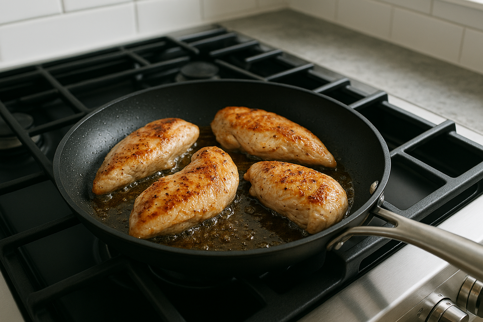 pollo padella