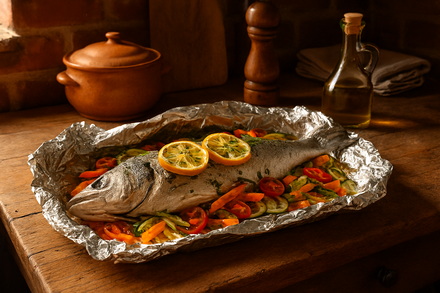 branzino cartoccio