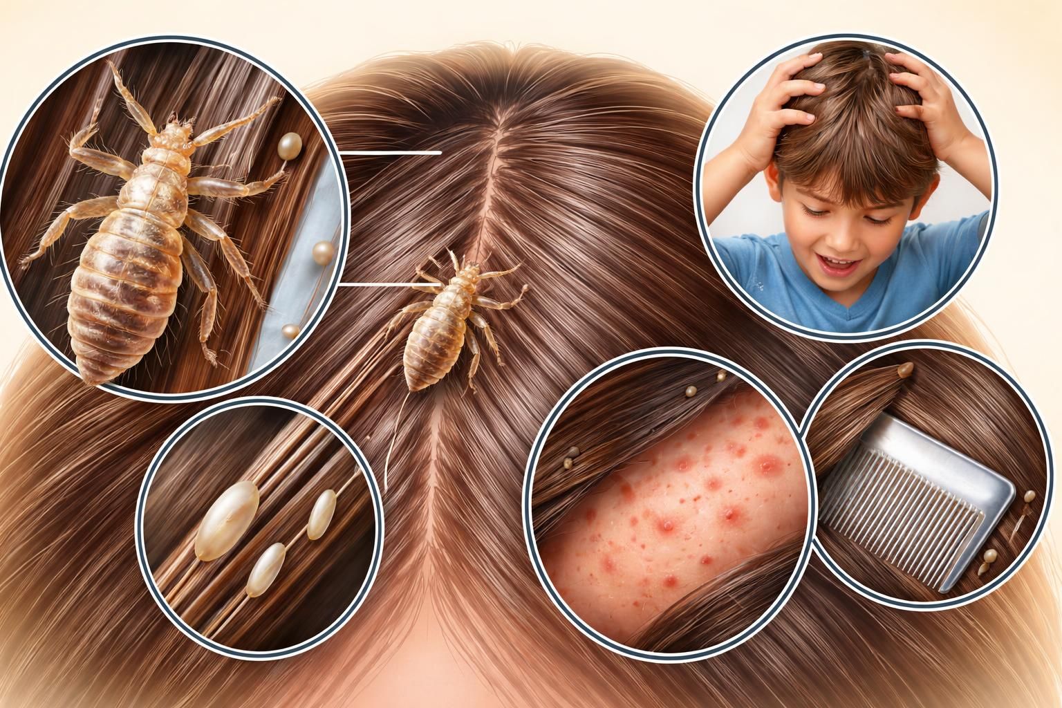 pidocchi riconoscere