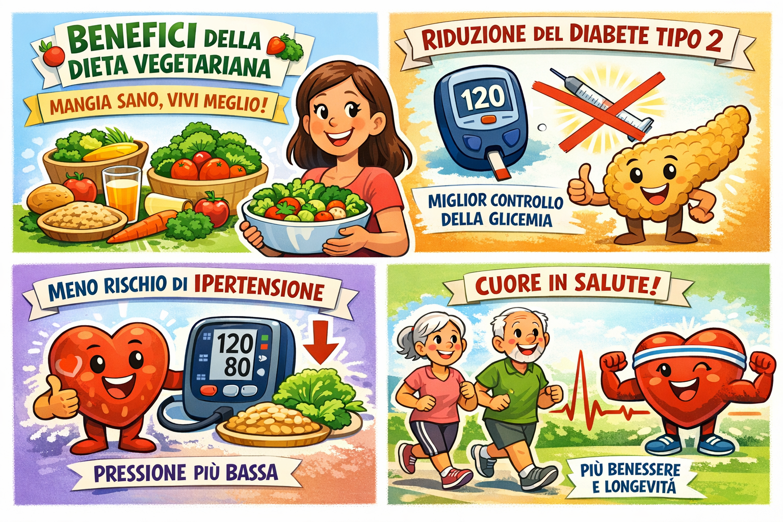 vegetariano benefici