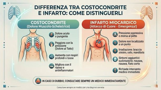 costocondrite differenze
