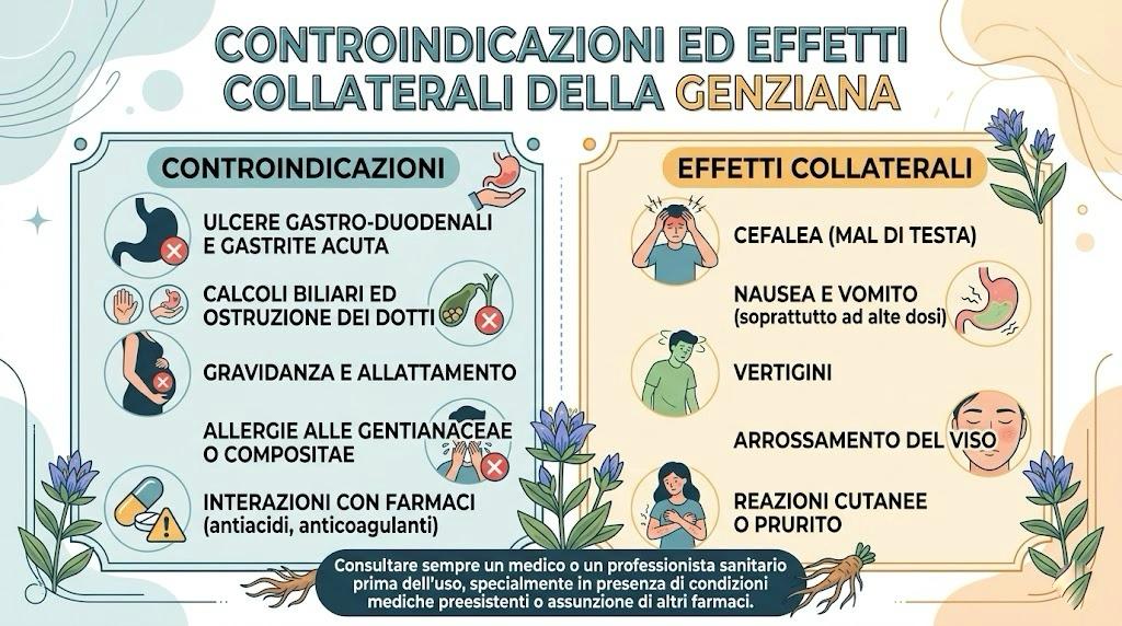 genziana controindicazioni