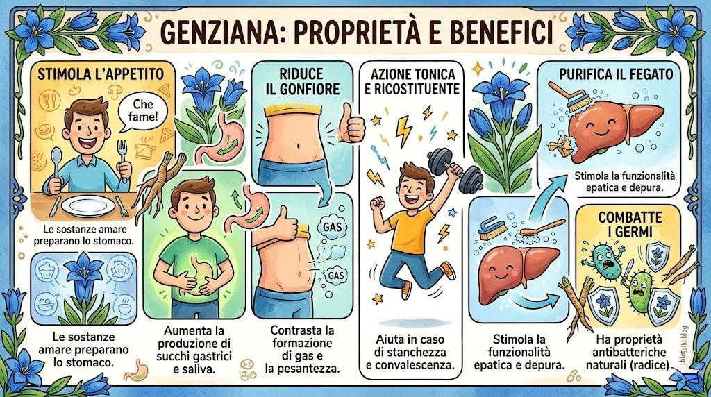 genziana proprieta
