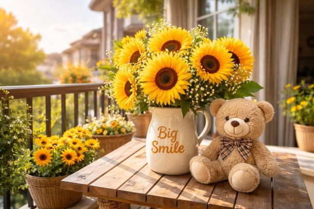 girasole vaso