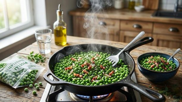 piselli padella