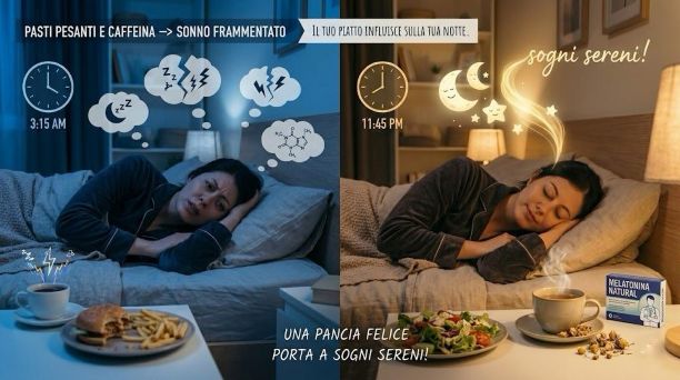 sonno cibo