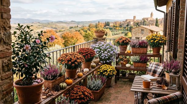 terrazzo autunno